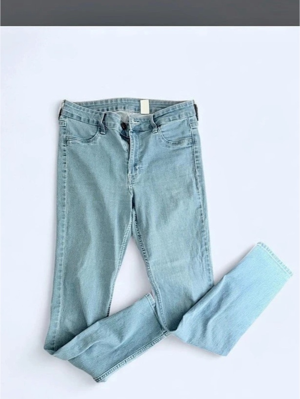 adidas Straight Leg Jeans in Blue Waist 28/32
